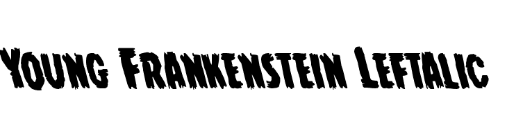 Young Frankenstein Leftalic  नि: शुल्क फ़ॉन्ट्स डाउनलोड