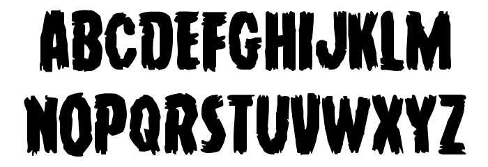 Young Frankenstein Regular Font LOWERCASE