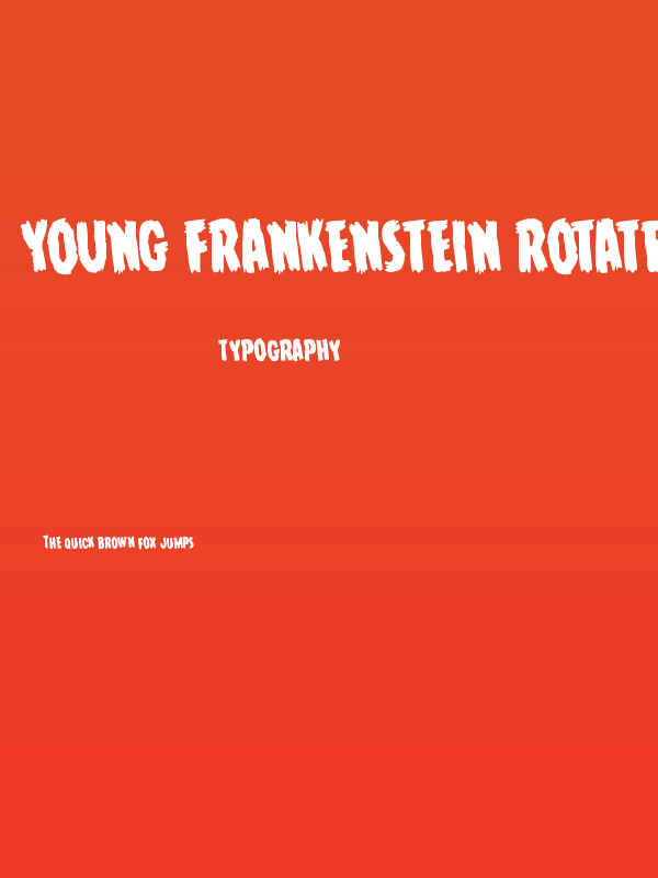 Young Frankenstein Rotated Poster