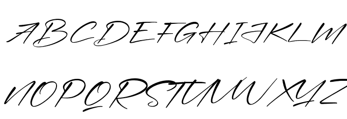 Young Generation [Demo] Italic Шрифта ВЕРХНИЙ