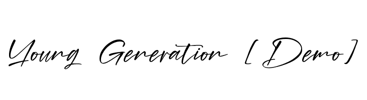 Young Generation [Demo]  Fuentes Gratis Descargar