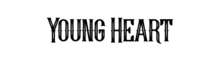 Young Heart  font caratteri gratis