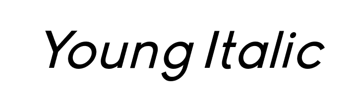Young Italic Font