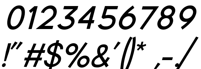 Young Italic Font OTHER CHARS