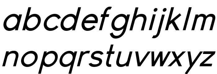 Young Italic Font LOWERCASE