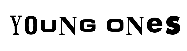 Young Ones  font caratteri gratis