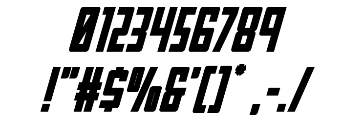Young Patriot Bold Italic Font OTHER CHARS