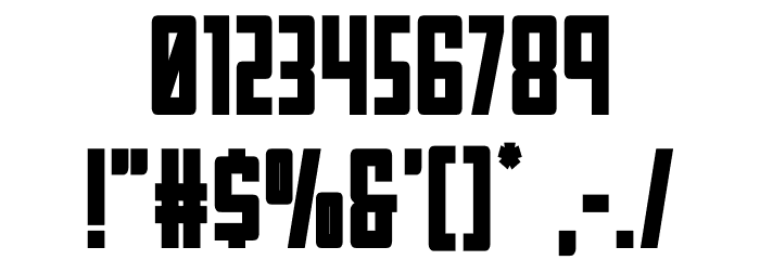 Young Patriot Bold Font OTHER CHARS