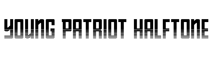 Young Patriot Halftone  Frei Schriftart Herunterladen