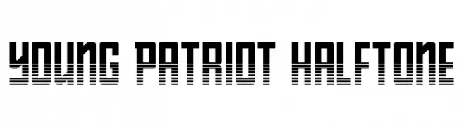 Young Patriot Halftone  免费字体下载
