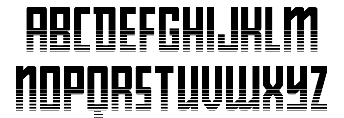 Young Patriot Halftone Font LOWERCASE