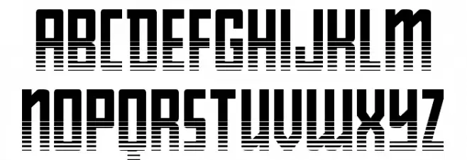 Young Patriot Halftone Font Litere mici