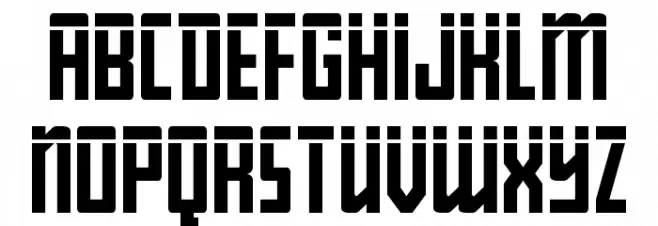 Young Patriot Laser Schriftart Kleinbuchstaben