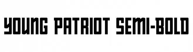 Young Patriot Semi-Bold  font caratteri gratis