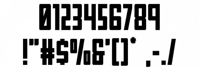 Young Patriot Semi-Bold Font OTHER CHARS