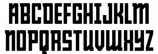 Young Patriot Semi-Bold Font UPPERCASE