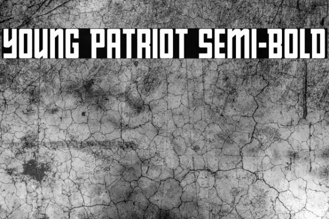 Young Patriot Semi-Bold Font examples