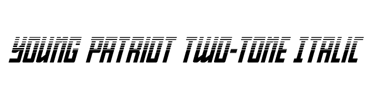 Young Patriot Two-Tone Italic  Descarca Fonturi Gratis