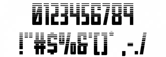 Young Patriot Two-Tone Font OTHER CHARS