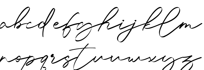 Young Rich Font LOWERCASE