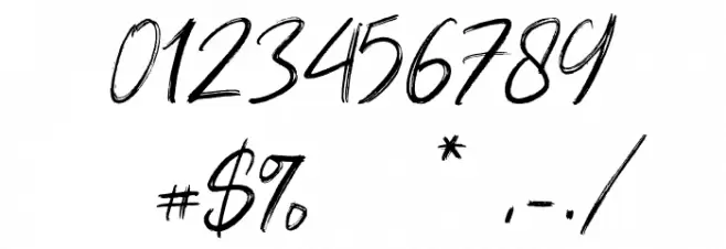 Young Robust Font OTHER CHARS