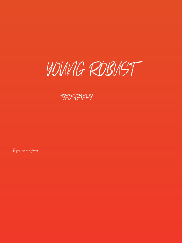 Young Robust Poster
