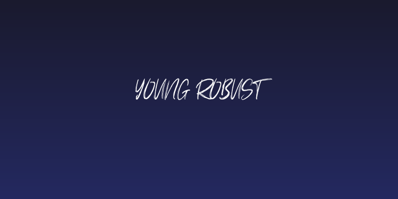 Young Robust Social Header