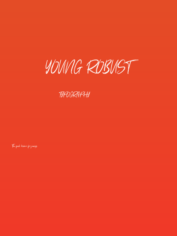 Young Robust Poster