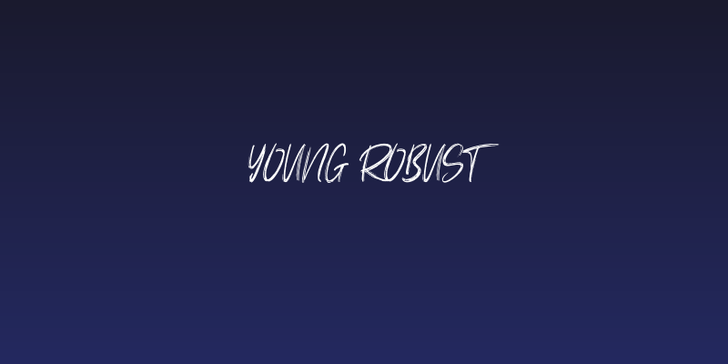 Young Robust Social Header
