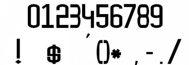 Young Shark Font OTHER CHARS