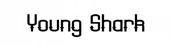 Young Shark  Frei Schriftart Herunterladen