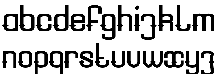 Young Shark Font LOWERCASE