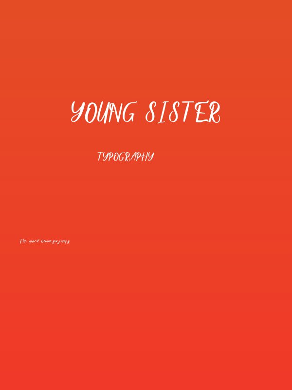 Young Sister Poster