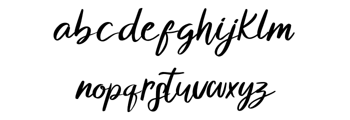 Young Sister Font LOWERCASE