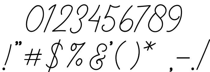 Young Spirit Regular Font OTHER CHARS