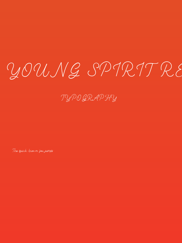 Young Spirit Regular Poster