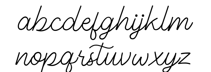 Young Spirit Regular Font LOWERCASE