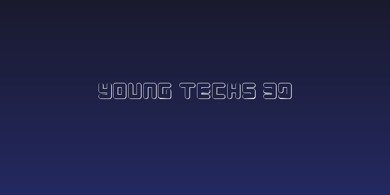 Young Techs 3D Social Header