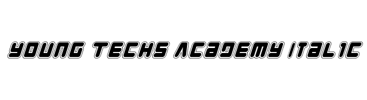 Young Techs Academy Italic Font