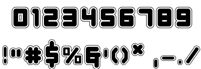 Young Techs Academy Font OTHER CHARS