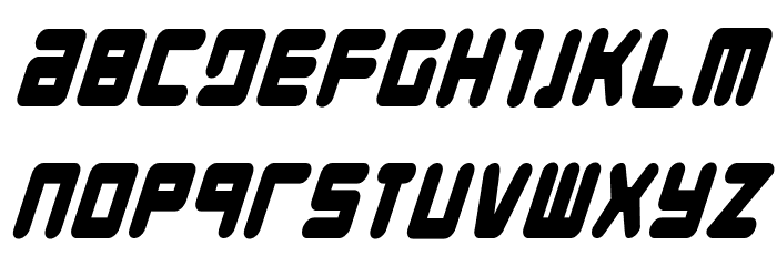 Young Techs Condensed Italic Polices MINUSCULES