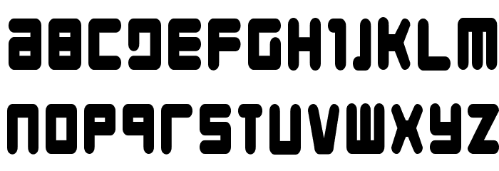 Young Techs Condensed Font LOWERCASE