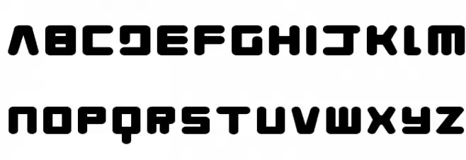 Young Techs Expanded Font Litere mari