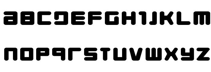 Young Techs Expanded Font LOWERCASE