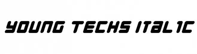 Young Techs Italic  Fuentes Gratis Descargar