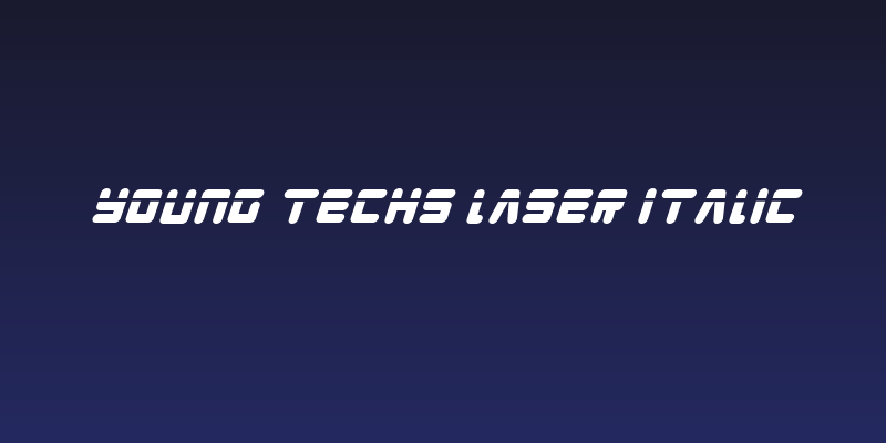 Young Techs Laser Italic Social Header