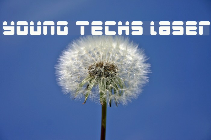 Young Techs Laser Font examples