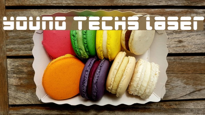 Young Techs Laser Font examples
