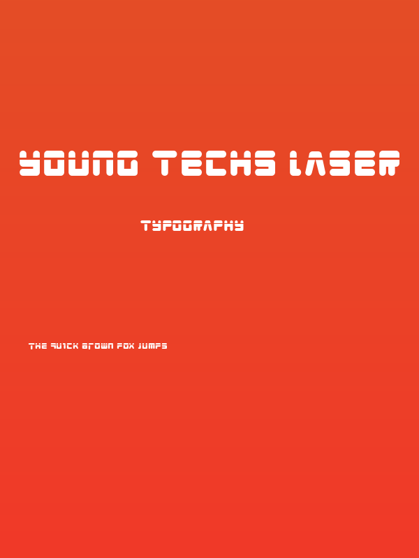 Young Techs Laser Poster