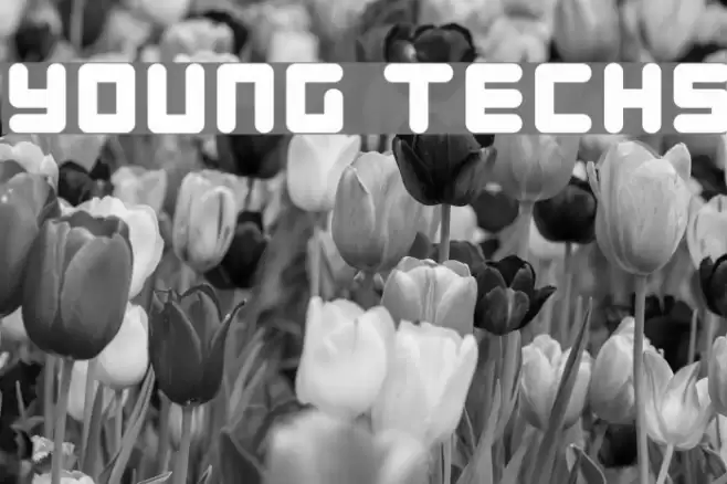 Young Techs フォント examples